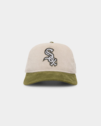 New Era Chicago White Sox 'Dusty Olive' Corduroy Golfer Snapback Green Med
