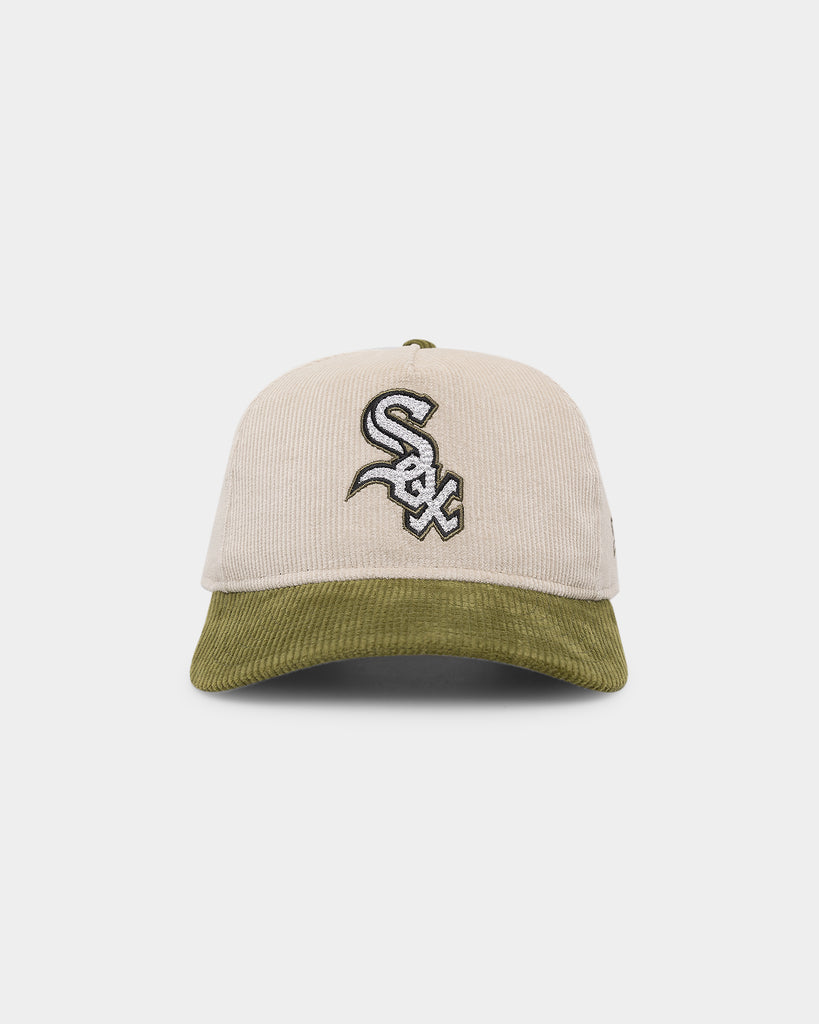 New Era Chicago White Sox 'Dusty Olive' Corduroy Golfer Snapback