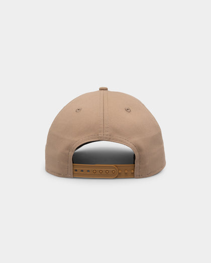 New Era New York Yankees 'Desert Suede' 9FORTY A-Frame Snapback Camel/Wheat