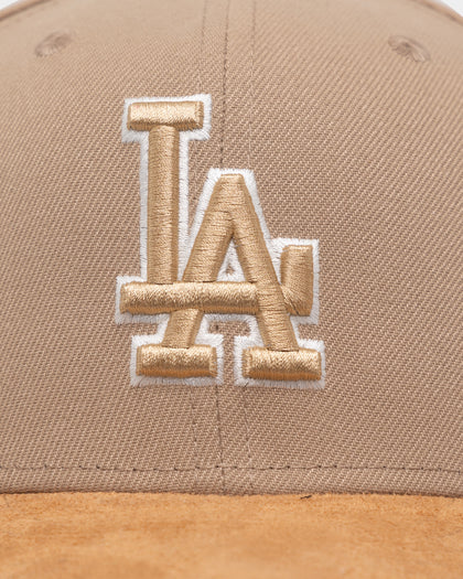 New Era Los Angeles Dodgers 'Desert Suede' 59FIFTY Fitted Camel/Wheat