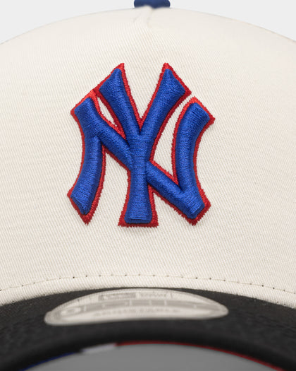 New Era New York Yankees 'Retro Mosaic' 9FORTY A-Frame Trucker Snapback White/Black