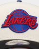 New Era Los Angeles Lakers 'Retro Mosaic' 9FORTY A-Frame Trucker Snapback White/Black