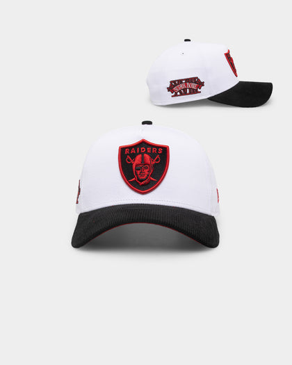 New Era Oakland Raiders 'Fire Red' 9FORTY A-Frame Snapback White/Black