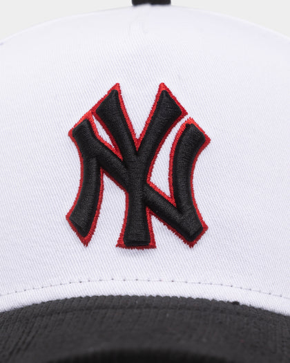 New Era New York Yankees 'Fire Red' 9FORTY A-Frame Snapback White/Black