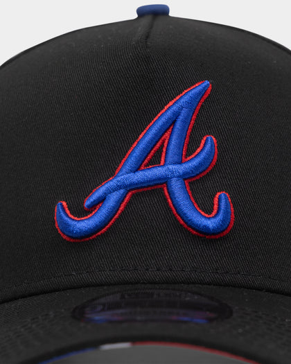 New Era Atlanta Braves 'Retro Mosaic' 9FORTY A-Frame Snapback Black