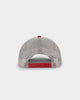 New Era Anaheim Angels '2-Tone Corduroy' 9FORTY A-Frame Trucker Snapback Chrome/Red