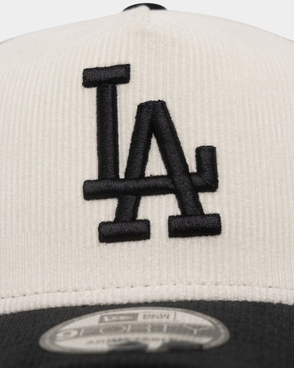 New Era Los Angeles Dodgers '2-Tone Corduroy' Trucker Snapback Chrome/Black