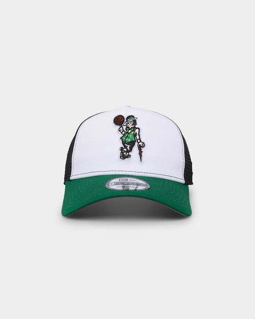 New Era Boston Celtics 'Mascot Magic' Foam Front 9FORTY A-Frame Trucker Snapback White/Green