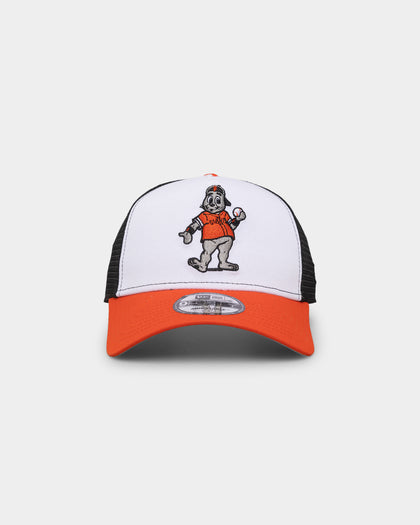 New Era San Francisco Giants 'Mascot Magic' Foam Front 9FORTY A-Frame Trucker Snapback White/Orange