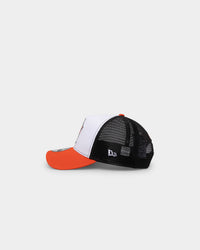 New Era San Francisco Giants 'Mascot Magic' Foam Front 9FORTY A-Frame Trucker Snapback White/Orange