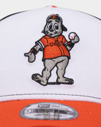 New Era San Francisco Giants 'Mascot Magic' Foam Front 9FORTY A-Frame Trucker Snapback White/Orange