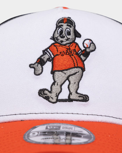New Era San Francisco Giants 'Mascot Magic' Foam Front 9FORTY A-Frame Trucker Snapback White/Orange
