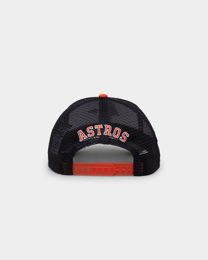 New Era Houston Astros 'Mascot Magic' Foam Front 9FORTY A-Frame Trucker Snapback White/Orange