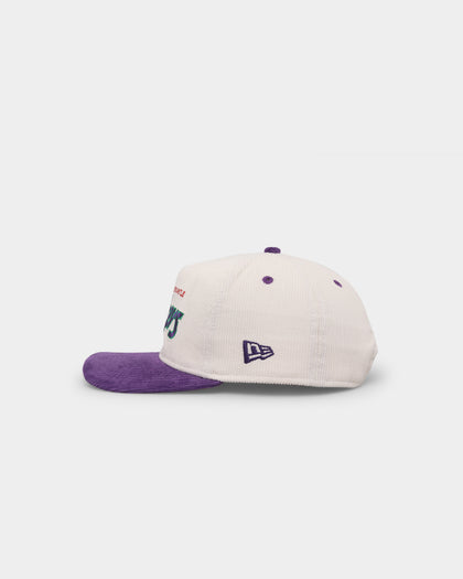 New Era Fremantle Dockers "AFL Cord Script" Golfer Snapback Chrome/OTC