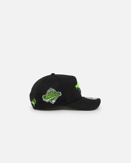 New Era Toronto Blue Jays "Drip Logo" 9FORTY A-Frame Snapback Black/White/Green