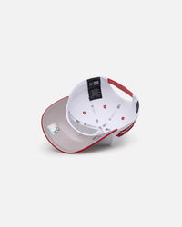 New Era Oakland Raiders Dodgers 'Satin Blaze' 9FORTY A-Frame Snapback White/Scarlet