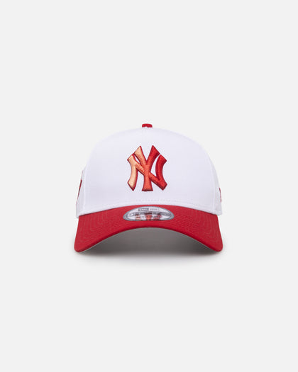 New Era New York Yankees 'Satin Blaze' 9FORTY A-Frame Snapback White/Scarlet