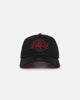 New Era Los Angeles Lakers 'Satin Scarlet' 9FORTY A-Frame Snapback Black/Scarlet