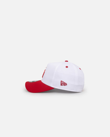 New Era Los Angeles Dodgers 'Satin Blaze' 9FORTY A-Frame Snapback White/Scarlet