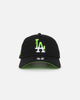 New Era Los Angeles Dodgers "Drip Logo" 9FORTY A-Frame Snapback Black/White/Green