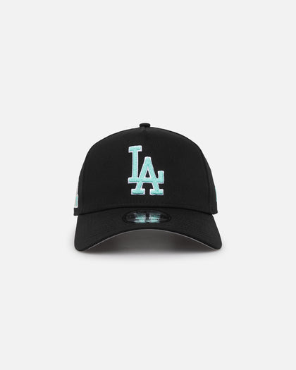 New Era Los Angeles Dodgers 9FORTY A-Frame Snapback Black/Aqua Blue