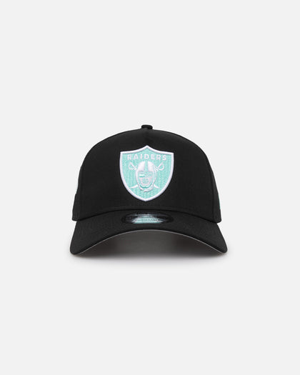 New Era Las Vegas Raiders 9FORTY A-Frame Snapback Black/Aqua Blue
