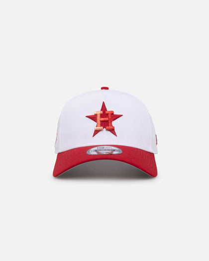 New Era Houston Astros 'Satin Blaze' 9FORTY A-Frame Snapback White/Scarlet
