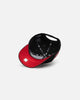 New Era Chicago Bulls 'Satin Scarlet' 9FORTY A-Frame Snapback Black/Scarlet