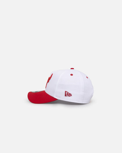 New Era Chicago Bulls 'Satin Blaze' 9FORTY A-Frame Snapback White/Scarlet