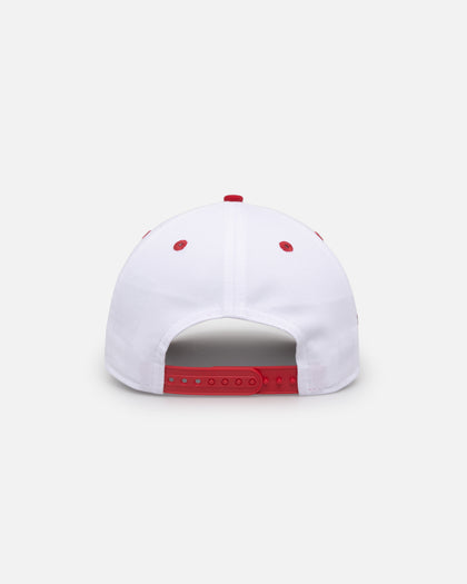 New Era Boston Red Sox 'Satin Blaze' 9FORTY A-Frame Snapback White/Scarlet