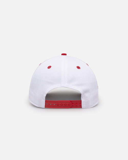 New Era Boston Red Sox 'Satin Blaze' 9FORTY A-Frame Snapback White/Scarlet