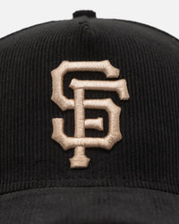 New Era San Francisco Giants 'Black Cord Plaid UV' 9FORTY A-Frame Snapback Black/Plaid