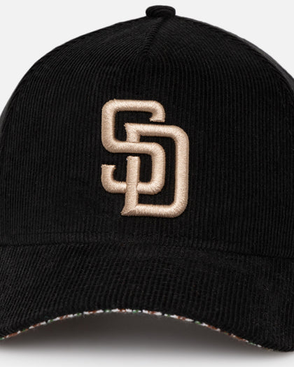 New Era San Diego Padres 'Black Cord Plaid UV' 9FORTY A-Frame Snapback Black/Plaid