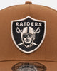 New Era Oakland Raiders "Toasted Peanut" 39THIRTY A-Frame Stretch Fit Toasted Peanut