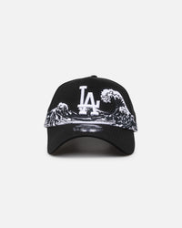 New Era Los Angeles Dodgers "Wave" 9FORTY A-Frame Snapback Black/White
