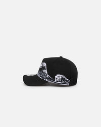 New Era Chicago Bulls "Wave" 9FORTY A-Frame Snapback Black/White