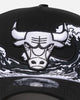 New Era Chicago Bulls "Wave" 9FORTY A-Frame Snapback Black/White