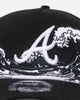 New Era Atlanta Braves "Wave" 9FORTY A-Frame Snapback Black/White
