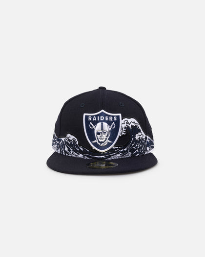 New Era Las Vegas Raiders "Wave" 59FIFTY Fitted Navy/White