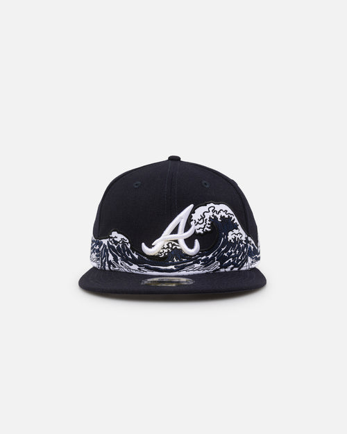 New Era Atlanta Braves "Wave" 59FIFTY Fitted Navy/White