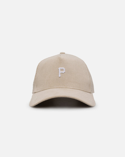 New Era Pittsburgh Pirates 'Micro Cord Cream' 9FORTY A-Frame Snapback Cream/White