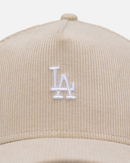 New Era Los Angeles Dodgers 'Micro Cord Cream' 9FORTY A-Frame Snapback Cream/White