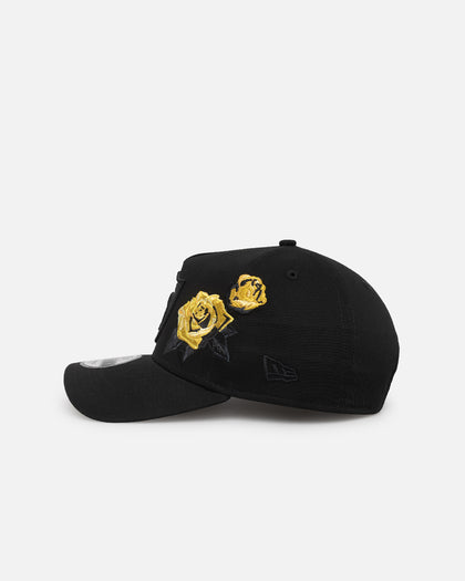 New Era Las Vegas Raiders 'Gold Rose Embroidery' 9FORTY A-Frame Snapback Black/Gold