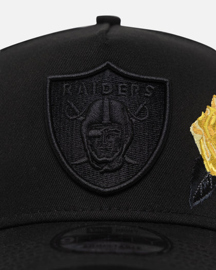 New Era Las Vegas Raiders 'Gold Rose Embroidery' 9FORTY A-Frame Snapback Black/Gold