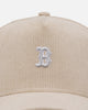 New Era Boston Red Sox 'Micro Cord Cream' 9FORTY A-Frame Snapback Cream/White