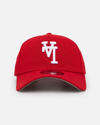 New Era Los Angeles Dodgers 'Upside Down LA Logo' 9FORTY A-Frame Snapback Red