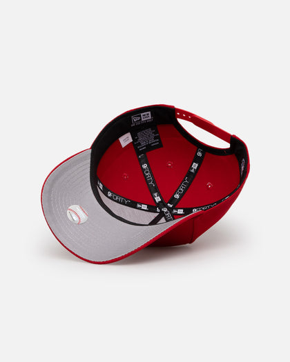 New Era Los Angeles Dodgers 'Upside Down LA Logo' 9FORTY A-Frame Snapback Red