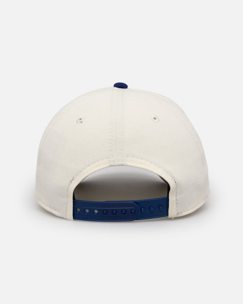 New Era Los Angeles Dodgers 'Upside Down LA Logo' 9FORTY A-Frame Snapback Chrome/Dark Royal