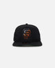 New Era San Francisco Giants Golfer Pre-Curved Snapback Black/OTC