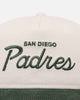 New Era San Diego Padres 'Currency Corduroy' Golfer Pre-Curved Snapback Chrome White